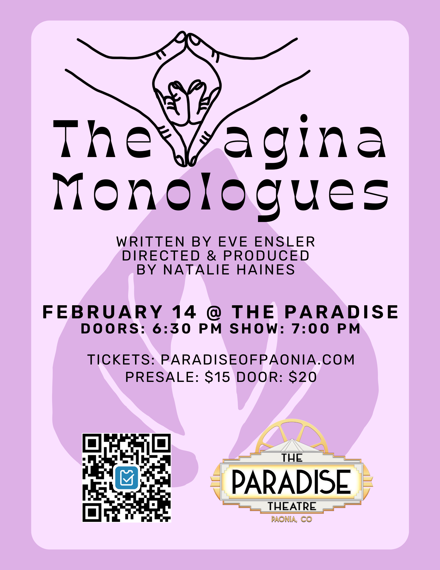 The Vagina Monologues Tickets The Paradise Theatre