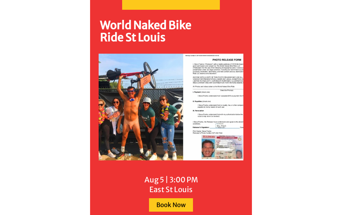 World Naked Bike Ride St Louis Tickets World Naked Bike Ride