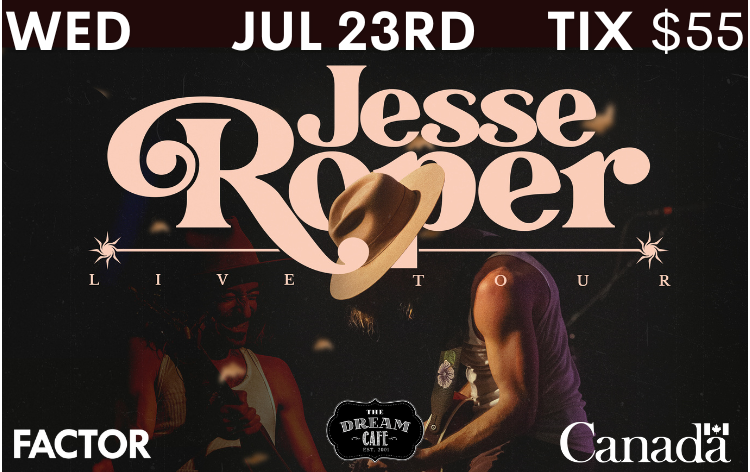 Jesse Roper *SOLD OUT* Tickets | The Dream Café