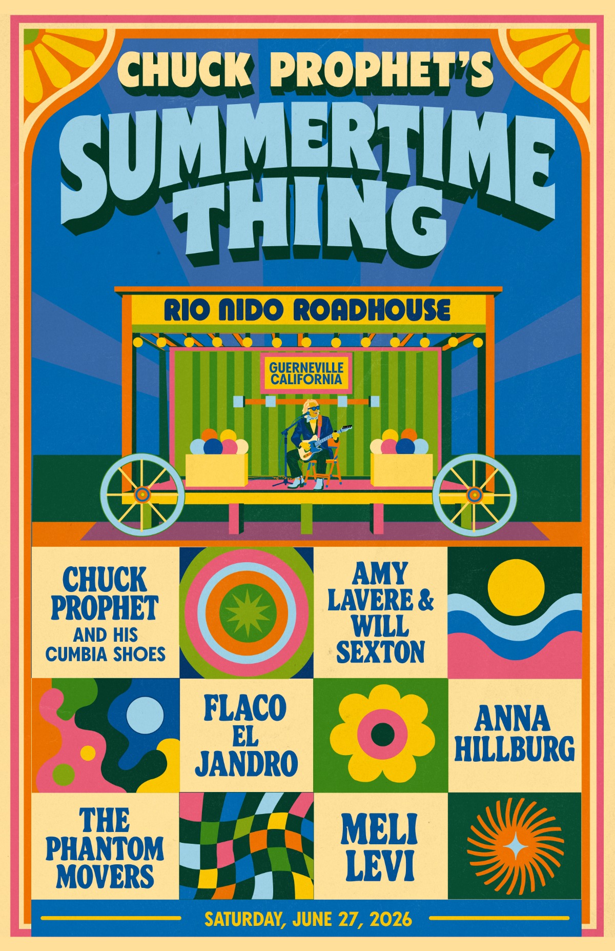 Chuck Prophet's Summertime Thing 2026 Tickets | TruEcho Artists