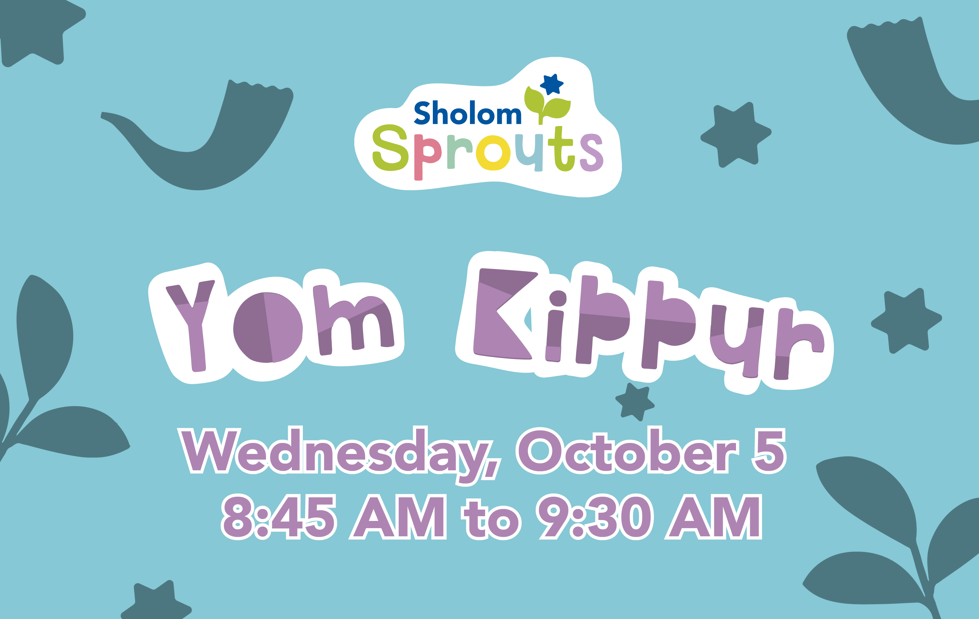 Sholom Sprouts Yom Kippur Service Tickets | CRS High Holy Days