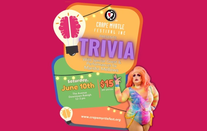 PRIDE MONTH DRAG TRIVIA Tickets Crape Myrtle Festival Inc 