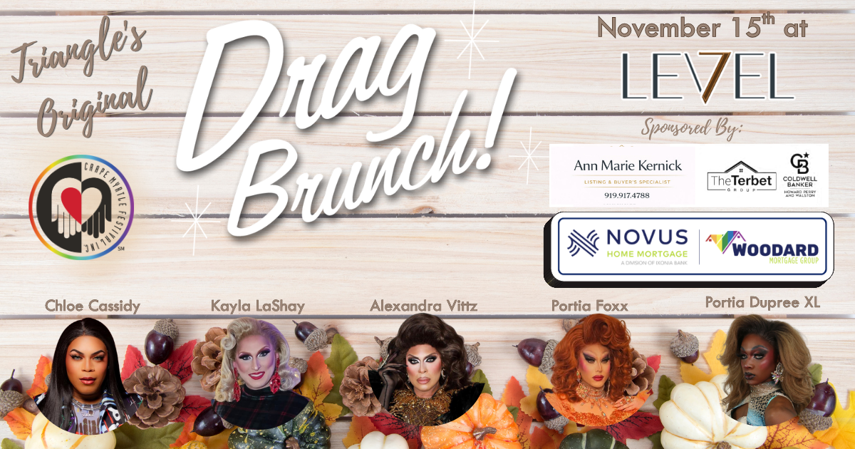 Crape Myrtle Festival November Drag Brunch