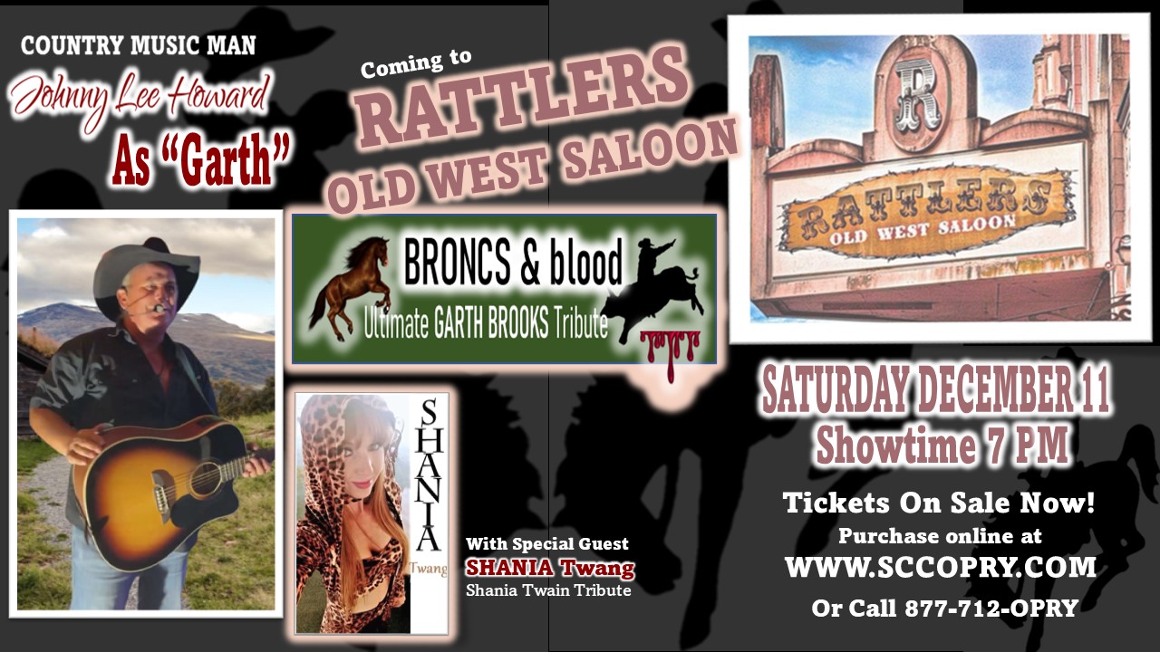 BRONCS & BLOOD: The ULTIMATE Garth Brooks Tribute Show