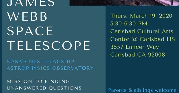 James Webb Space Telescope - Presentation by Dr. Vernoy, Northrop Grumman