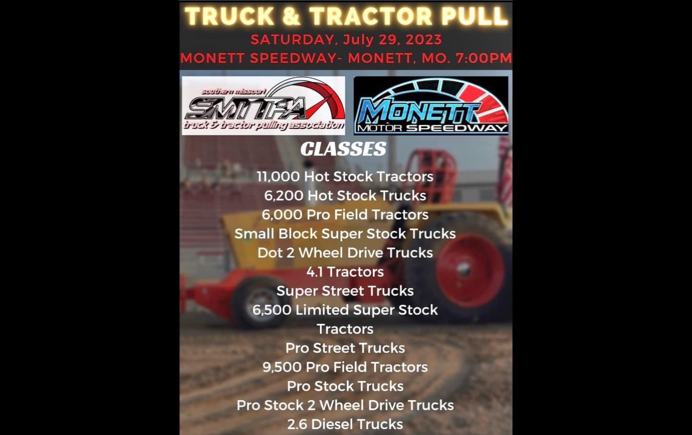 SMTTPA Truck & Tractor Pulls Tickets Raceway