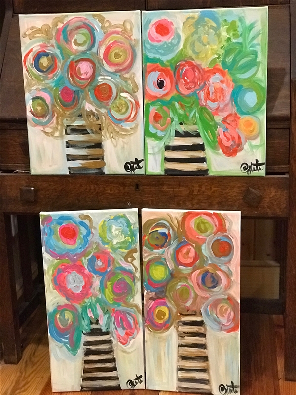 Canvas Paint and Pour