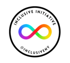 A rainbow colored infinity symbol

Description automatically generated