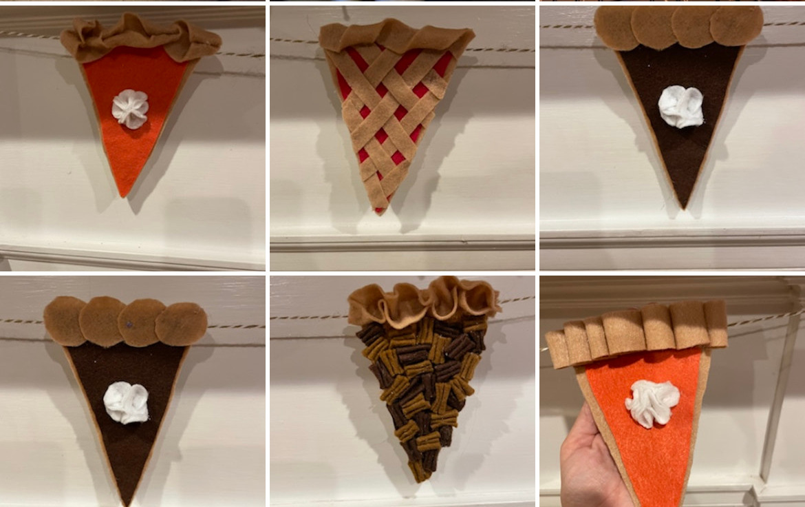 Pie Garland Craft Night Tickets Creative Reuse Center of RI