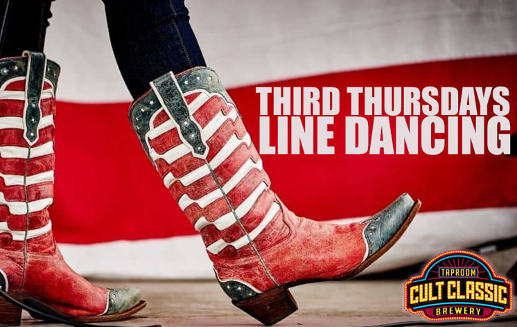 Third Thursdays Line Dancing Tickets | Cult Classic Brewing