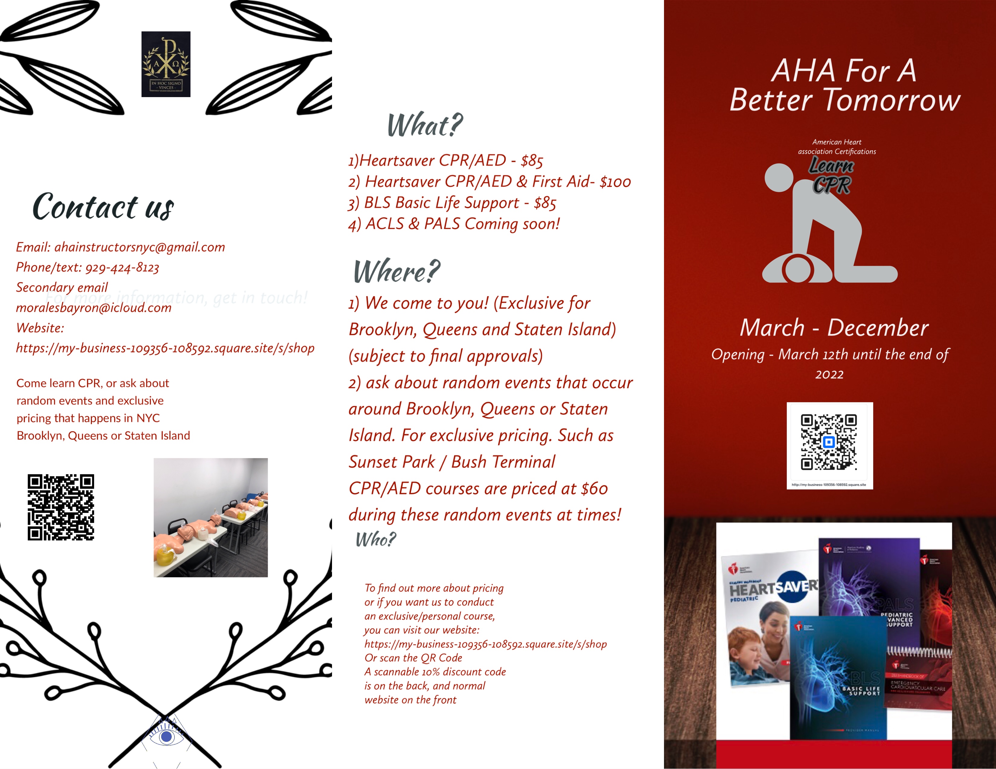 AHA FOR A BETTER TOMORROW 