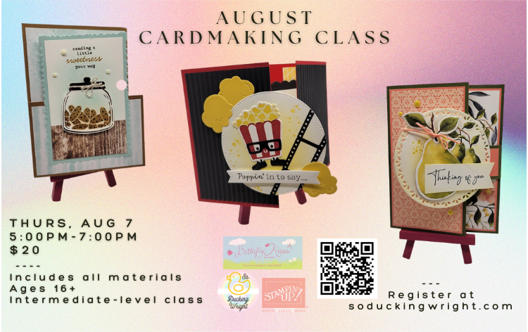 Fun Fold Cardmaking Class Tickets | So Ducking Wright