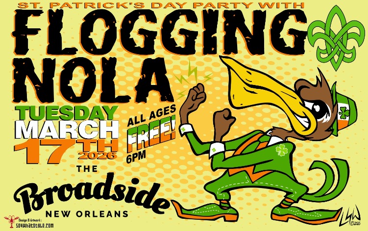 FLOGGING NOLA. FREE ST PATRICK'S DAY PARTY Tickets | Simple Tix