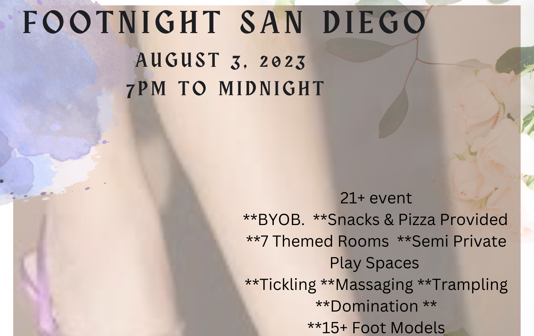 FN San Diego August 2023 Tickets Footnight International