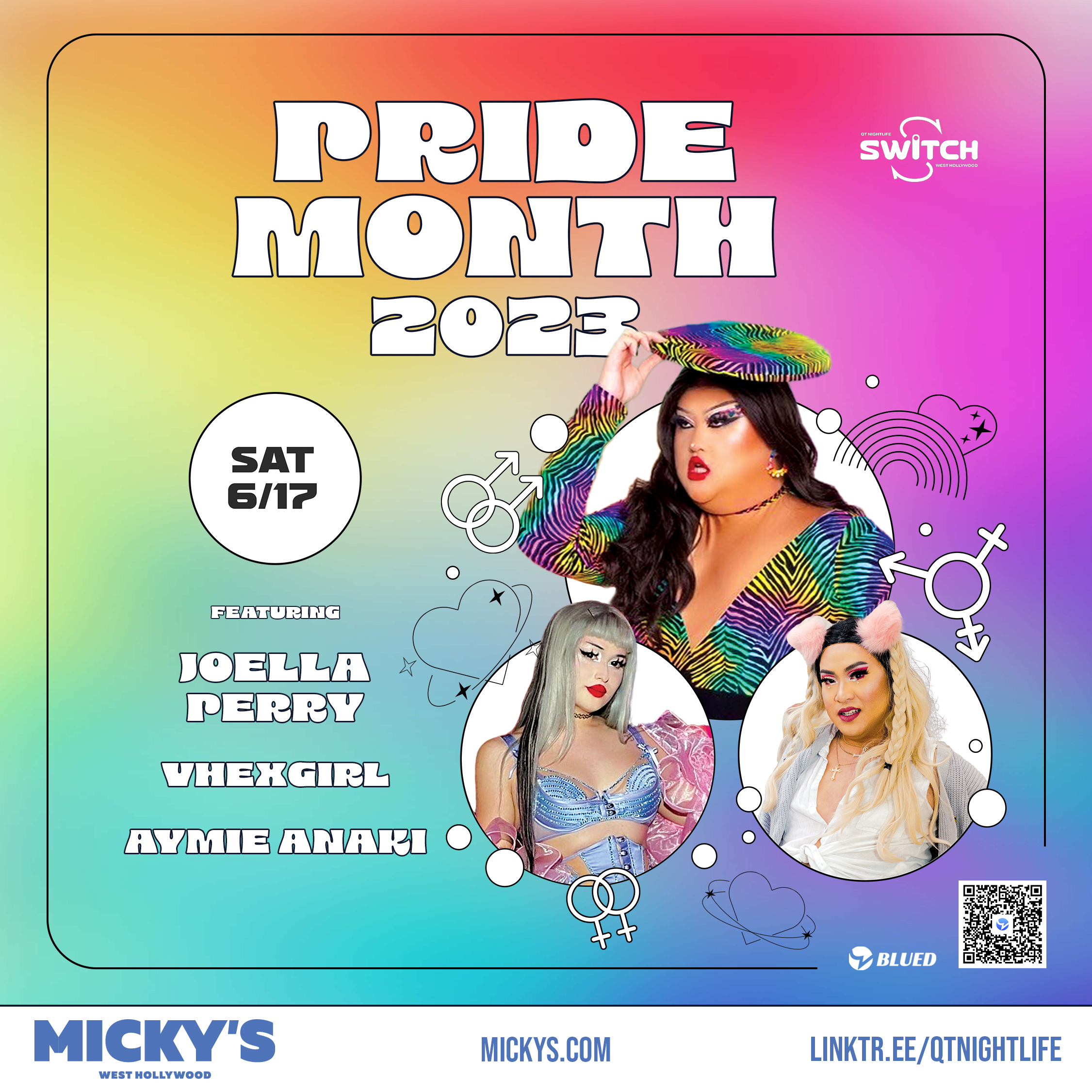 [Switch WeHo] Pride Month 2023, 21+ Tickets QT Nightlife