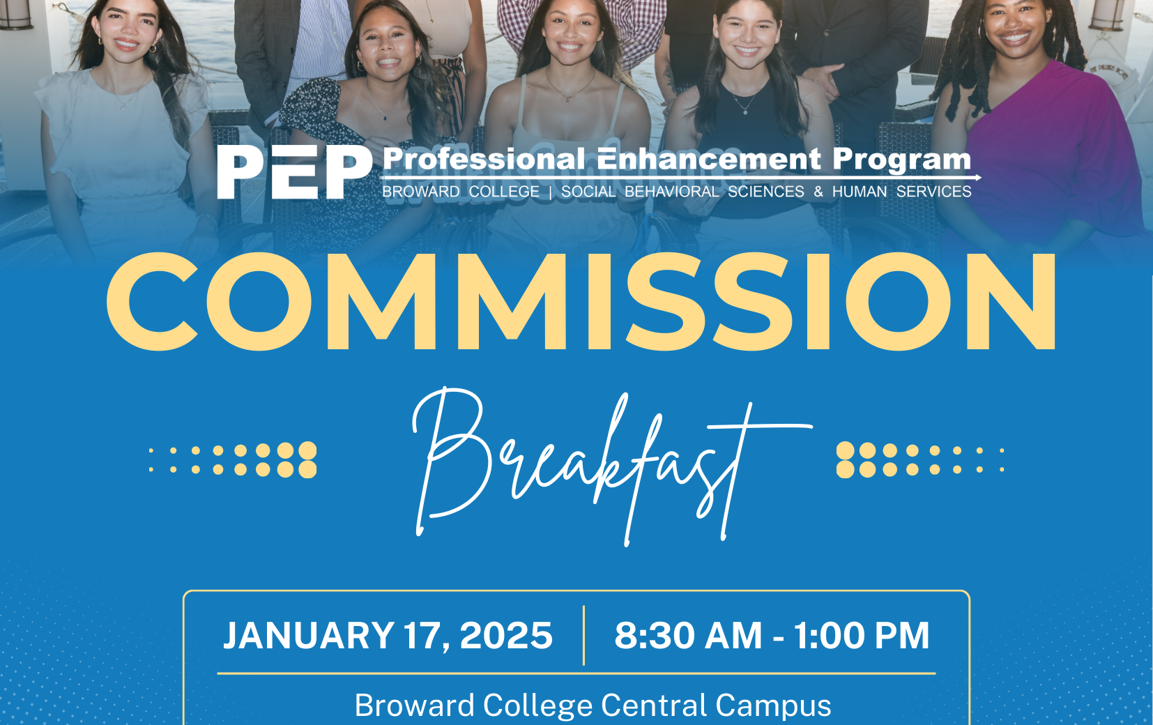Program Enhacement The Professional Enhancement Program Commission Breakfast Tickets ...