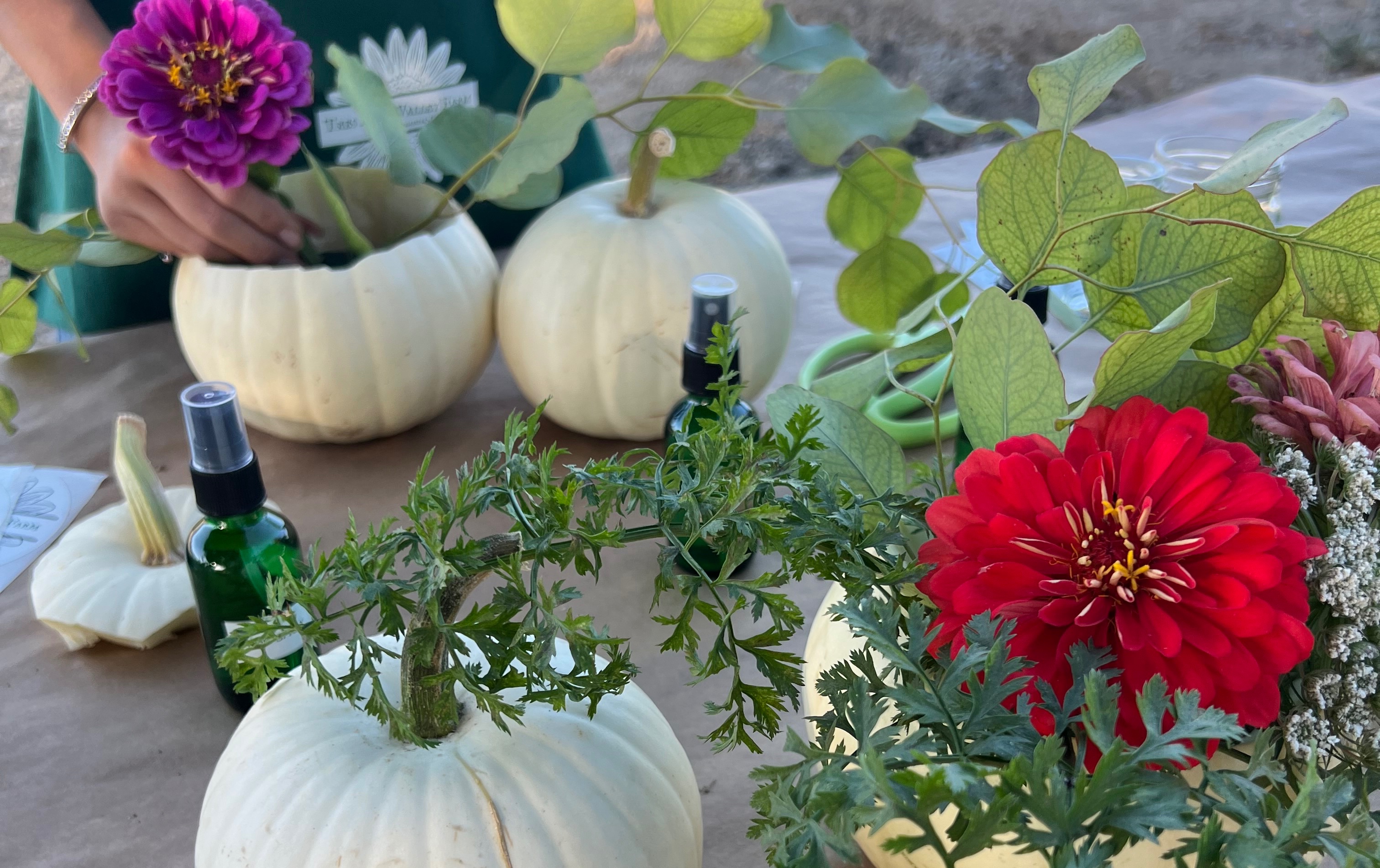 9.20 Fall UPick and Pumpkin Floral Arrangement Class Tickets Tres