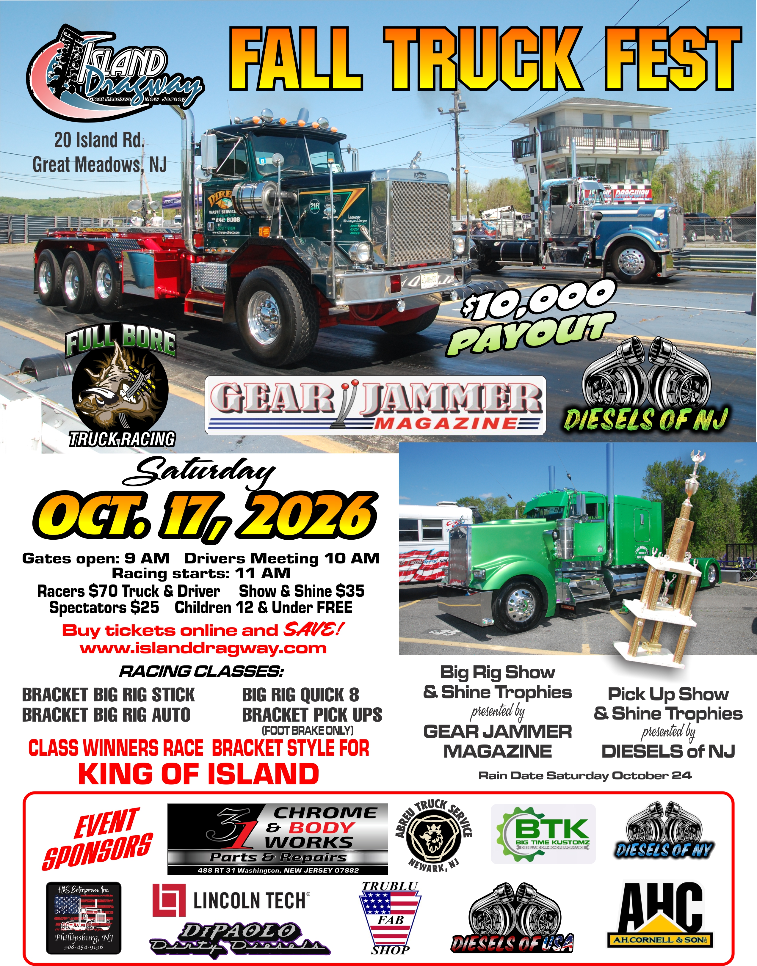 Spring Show In The Rds Spring Truck Fest Tickets | Island Dragway