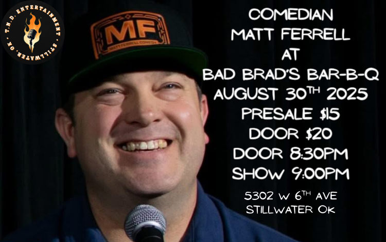 Matthew Ferrell Comedian Matt Ferrell at Bad Brad's BAR B-Q Tickets | Wayne Morris Comedy