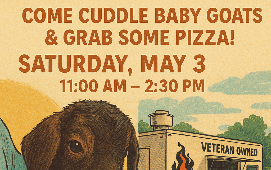 Goat Kid Cuddling Tickets | Idle-A-Wile Goat Products