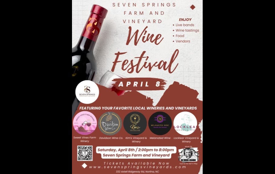 1st Annual Seven Springs Wine Festival! Additional Table of 2 and 4