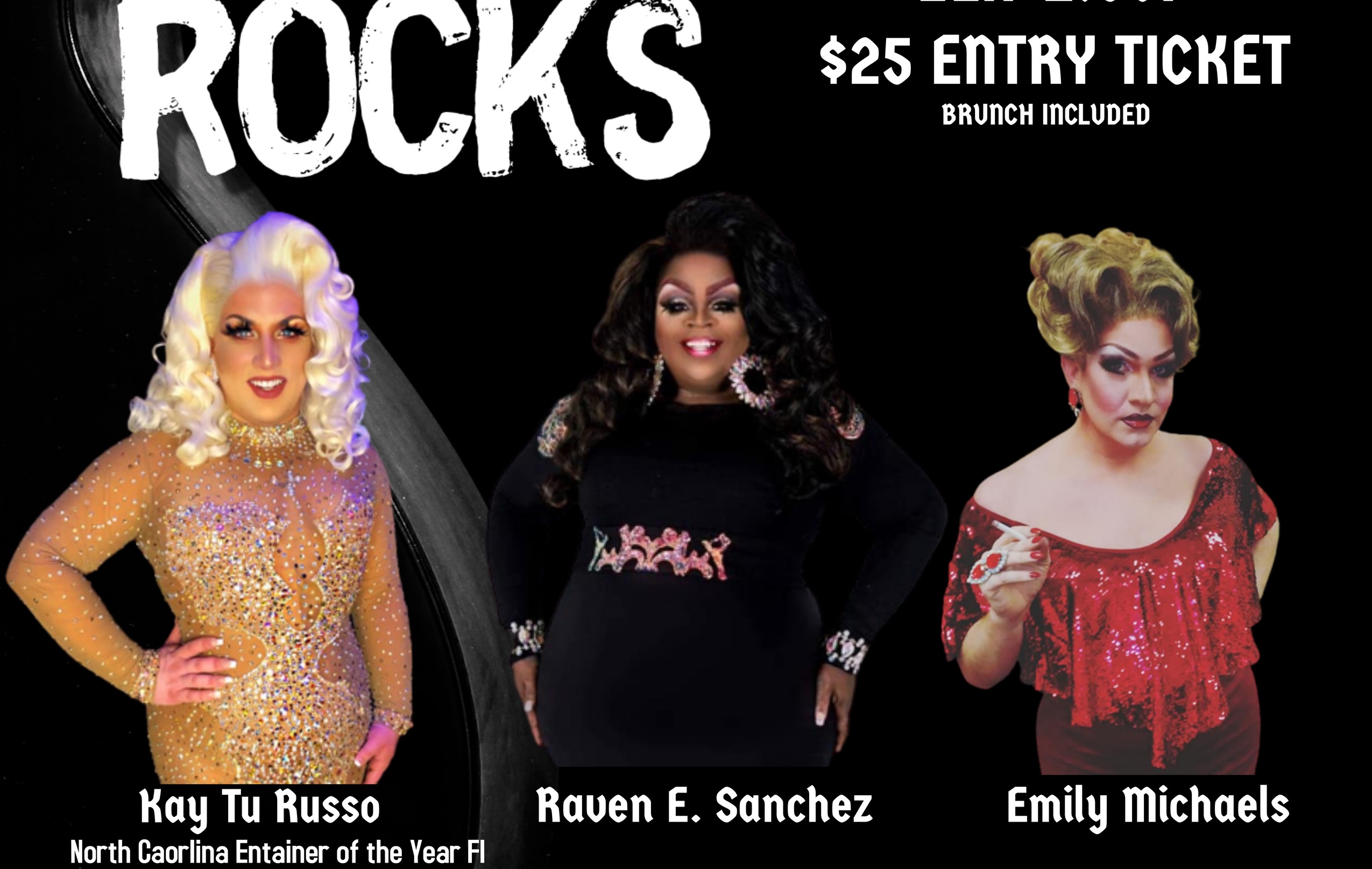 Drag Brunch On The Rocks! August Raleigh Tickets Carolina Drag Brunch