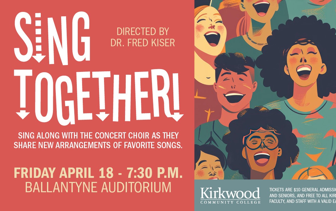 Sing Together! Concert Choir at Kirkwood Tickets | Kirkwood Community ...