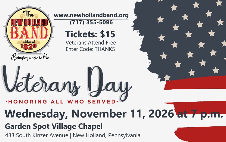 Veterans Day 2026 Tickets | The New Holland Band