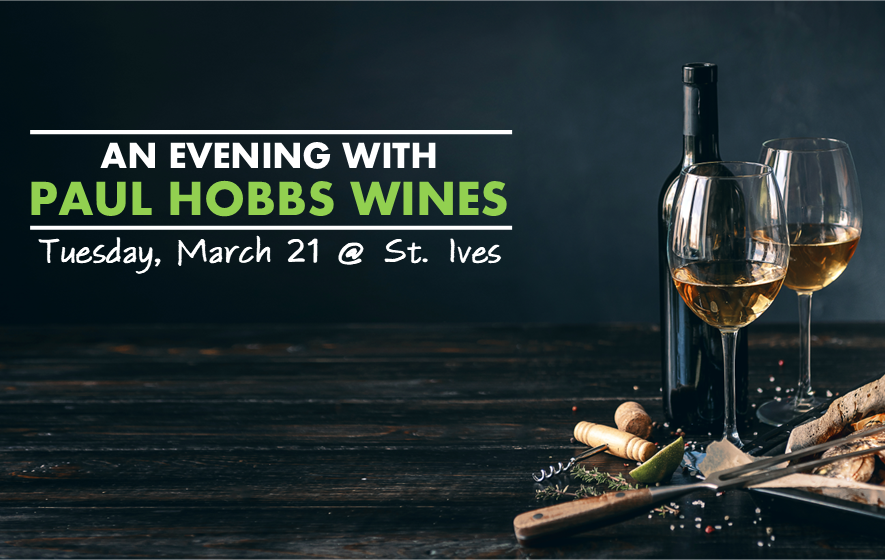 An Evening with Paul Hobbs Wines Tickets Tullymore Golf Resort