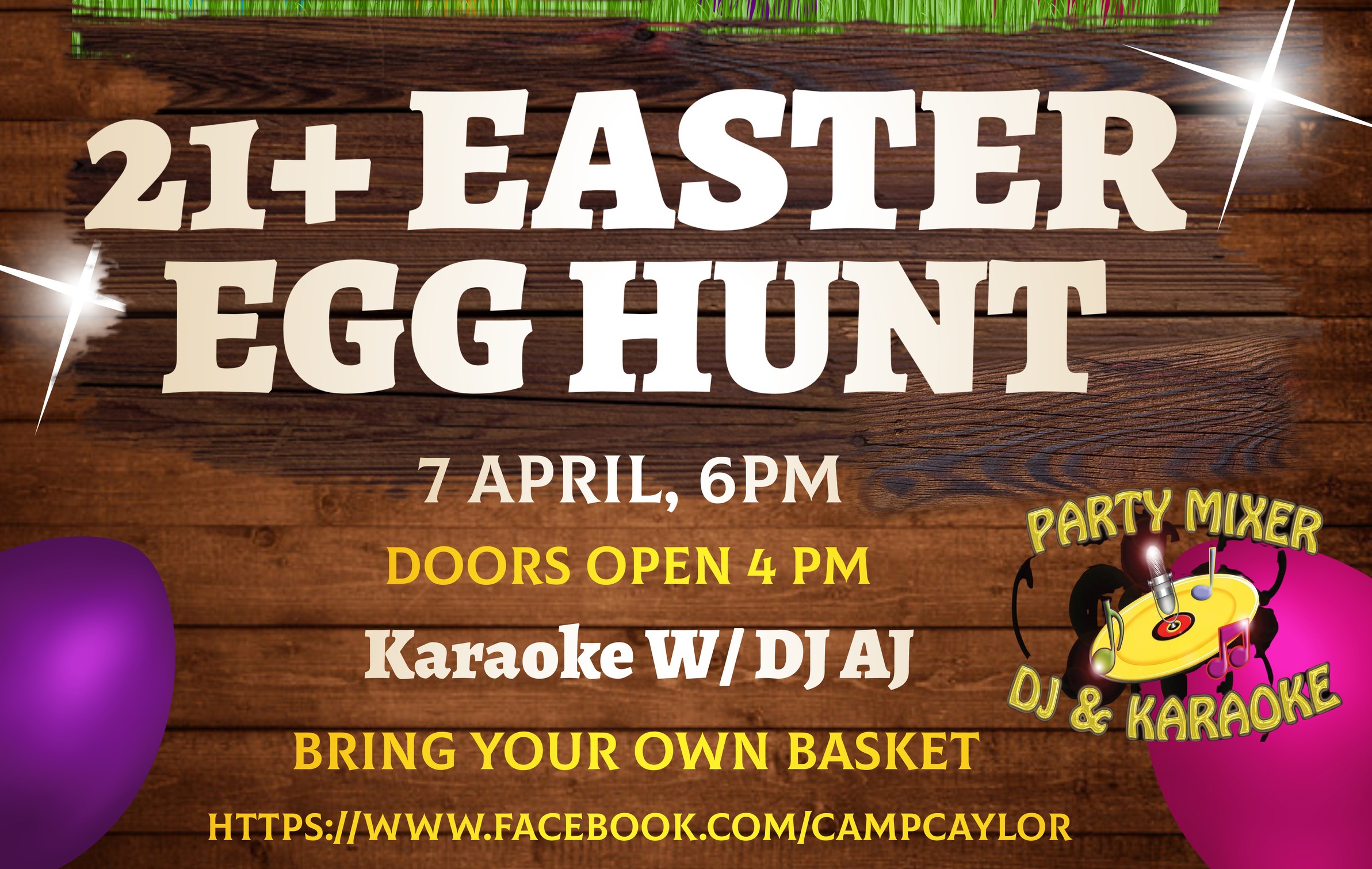 Adult Easter Egg Hunt Tickets Camp Caylor