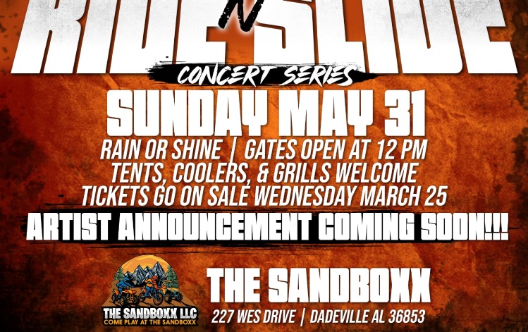 Welcome to the Sandboxx Ride-N-Slide Concert Tickets | ARG Live