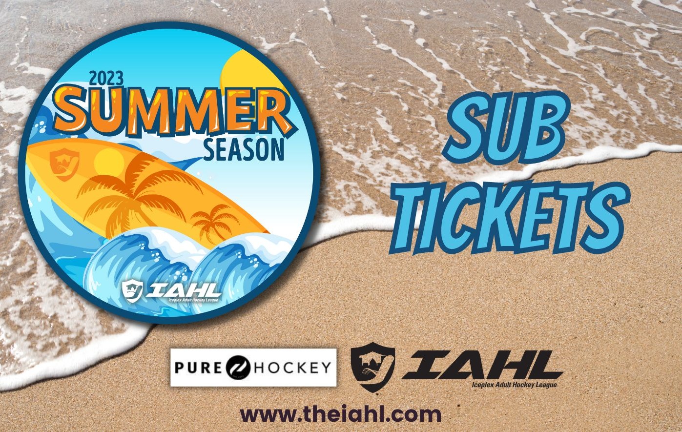 IAHL SUMMER 2023 SEASON SUB FEE Tickets Tim Hortons Iceplex
