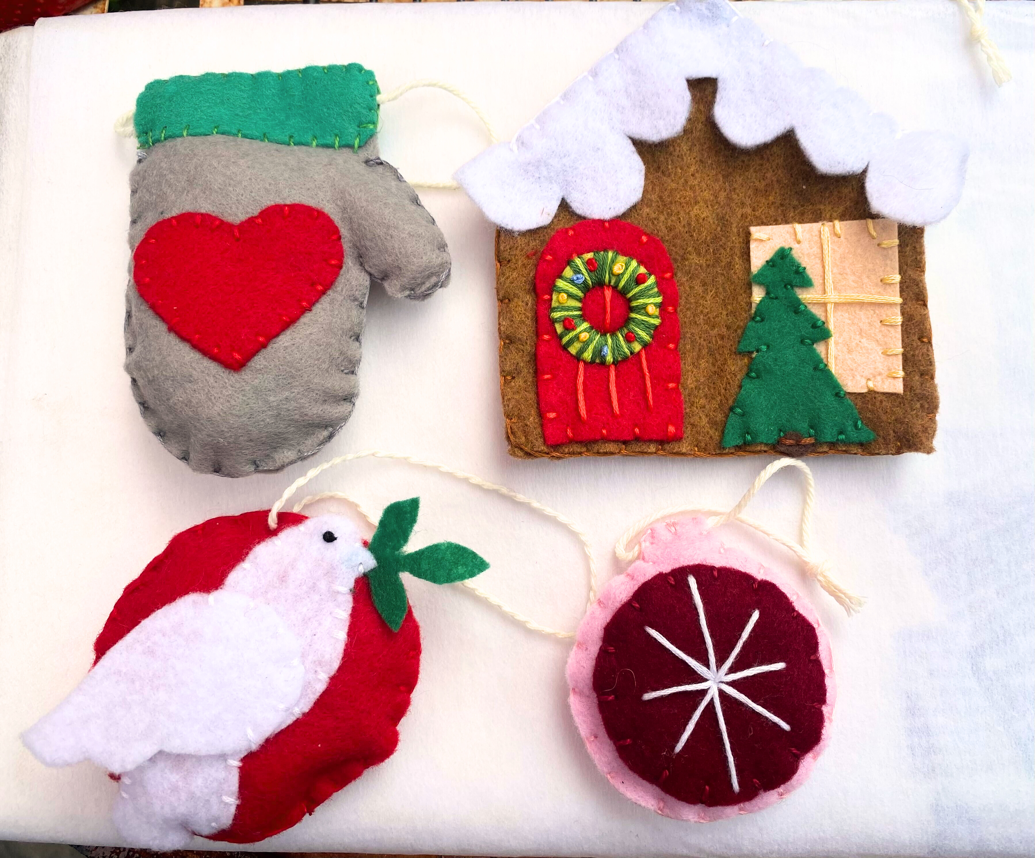 Wool Felted Ornaments Workshop