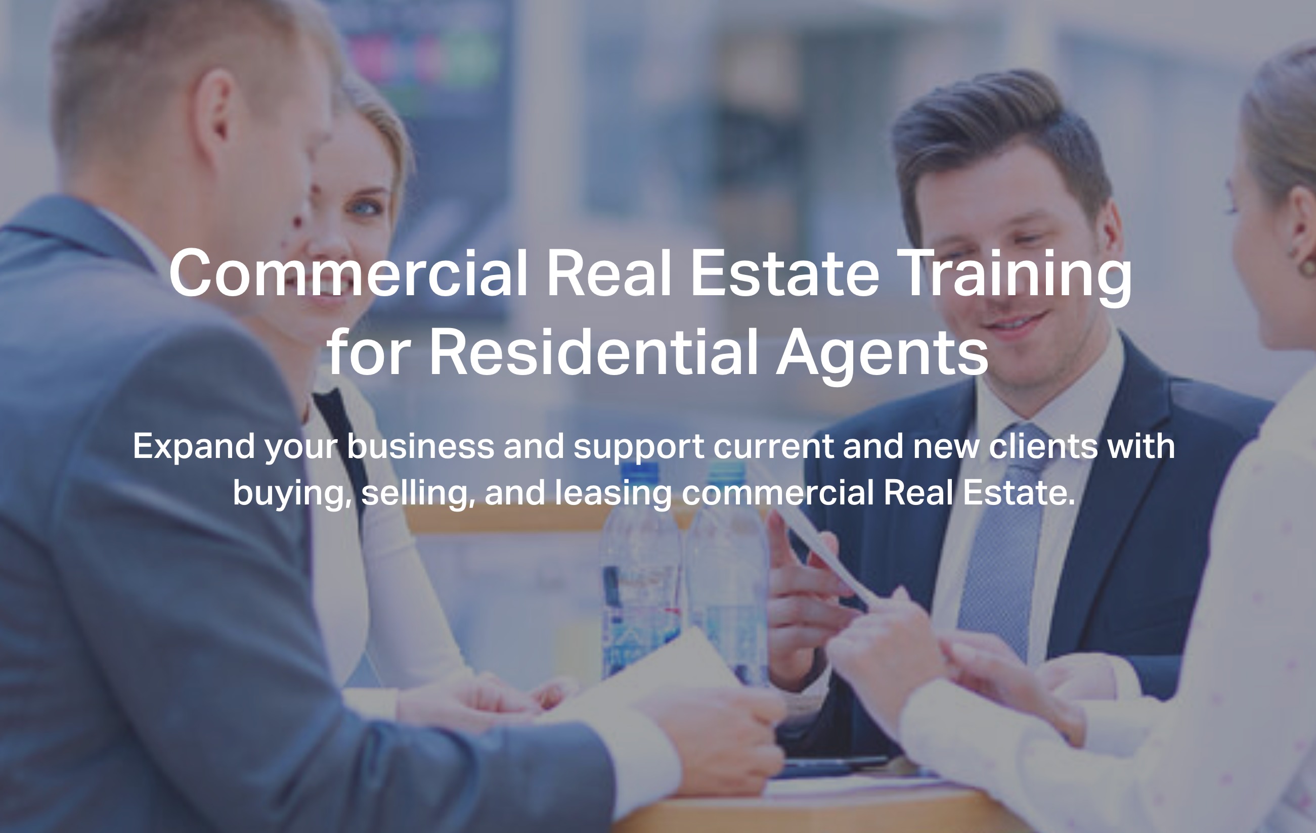 Commercial Real Estate Training For Residential Agents