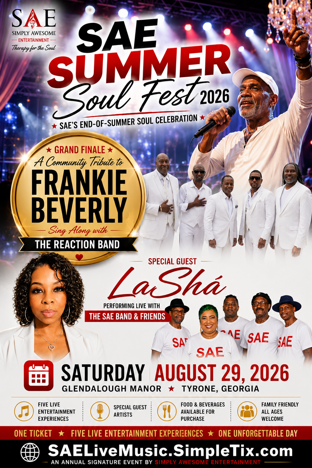 SAE Summer Soul Fest 2026 | Frankie Beverly & Maze Tribute +