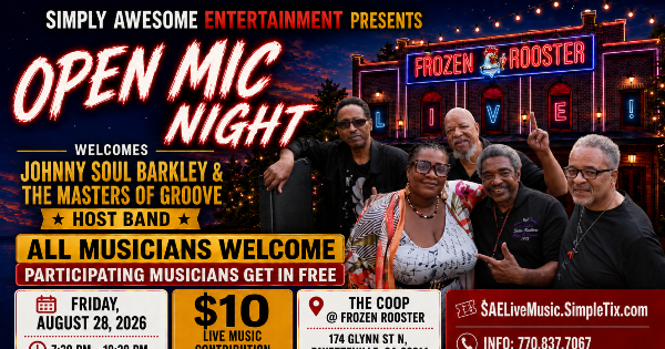 SAE Open Mic Night with Johnny Soul Barkley & The Masters of