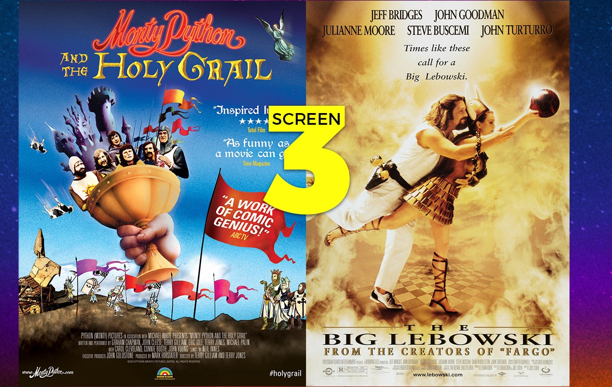 Monty Python and the Holy Grail (PG) w/ The Big Lebowski (R)