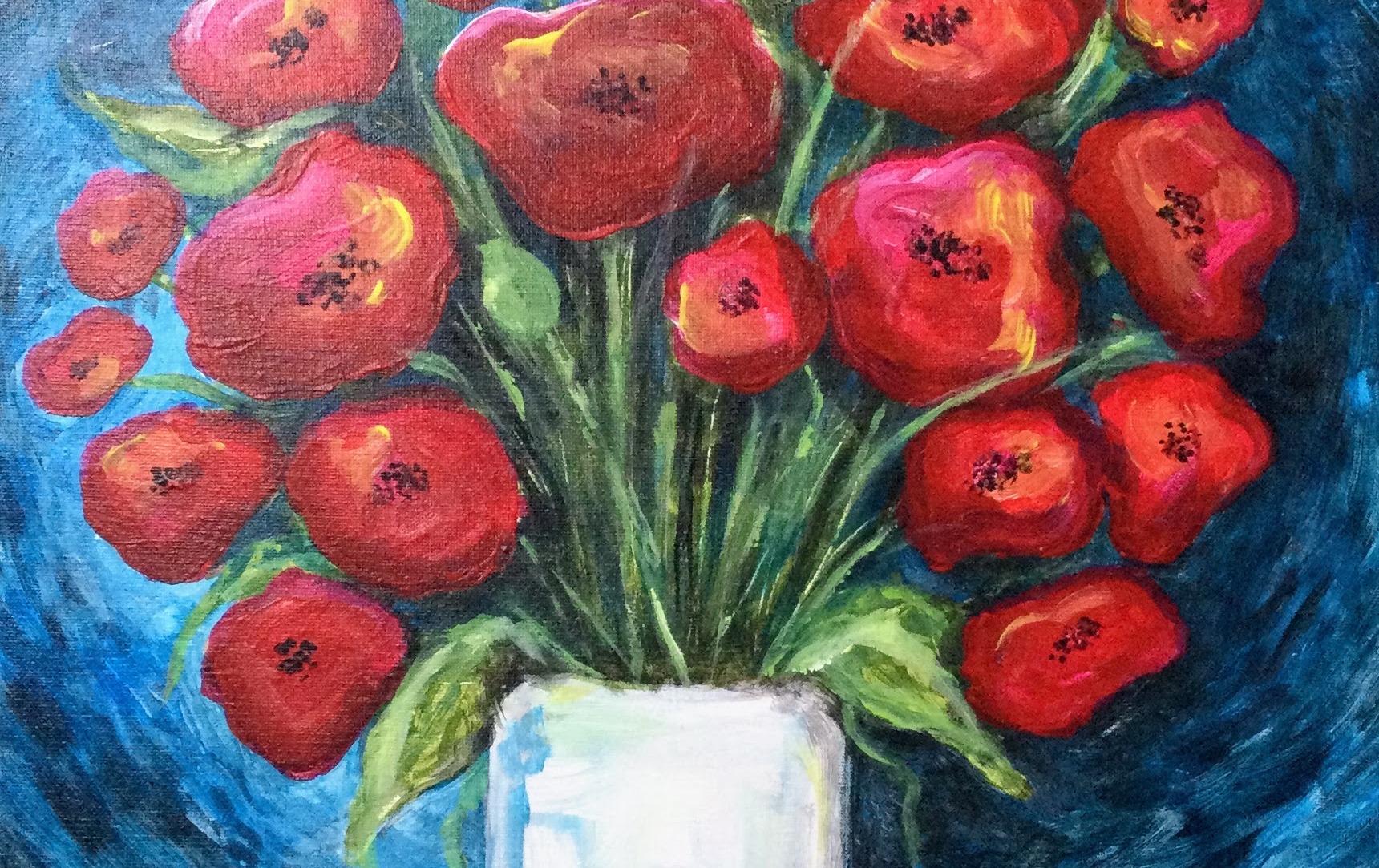 Van Gogh's Poppies Masters & Chill Tickets Classes at the Art Room