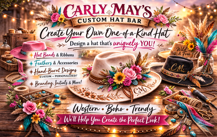 Carly May's Custom Hat Bar - Archived Tickets | Grand River Cellars