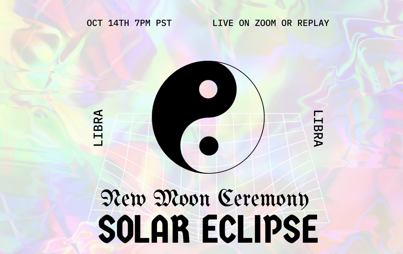Libra New Moon Solar Eclipse Ceremony Tickets Brook Albrigo
