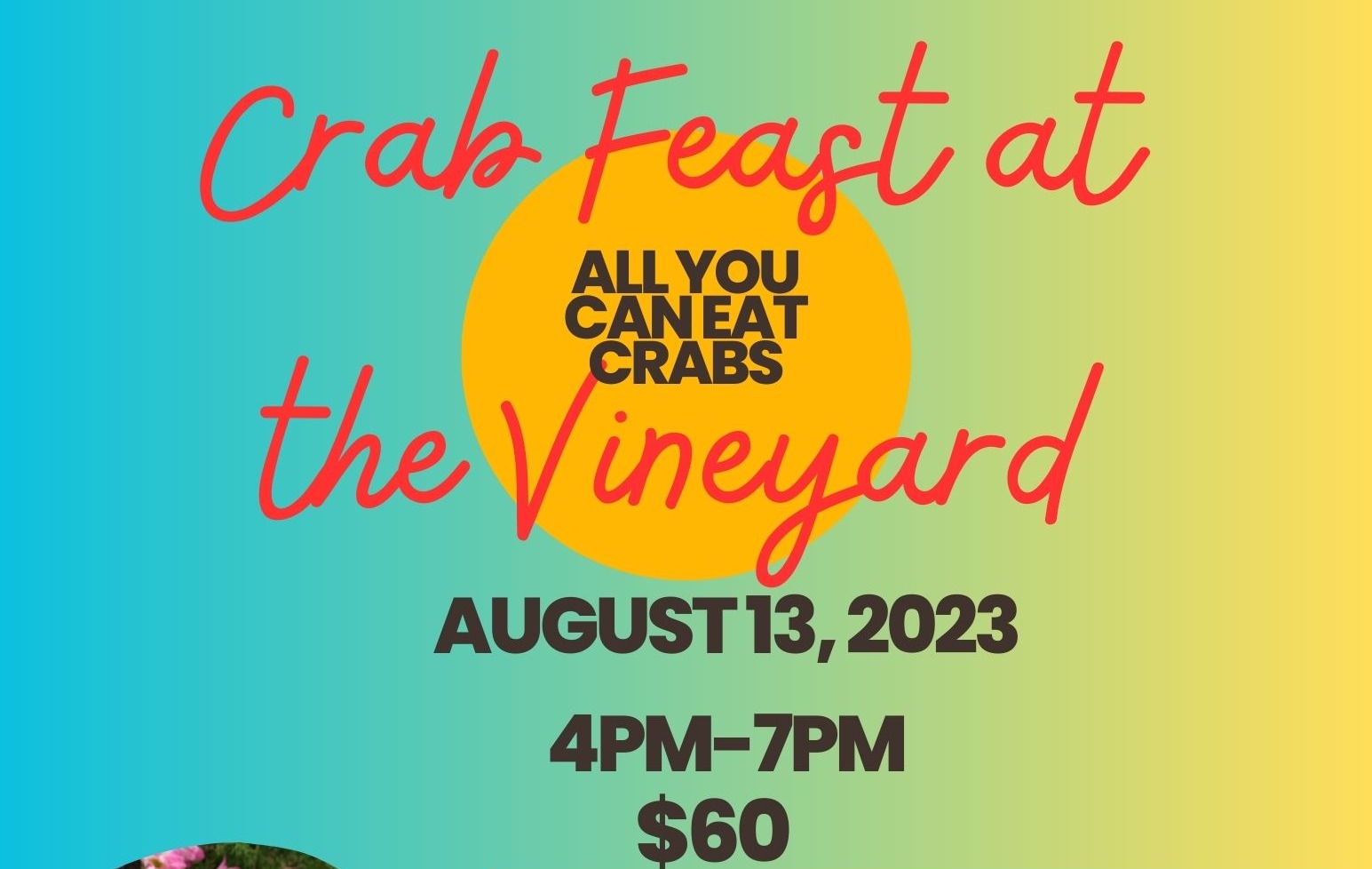 Crab Feast at the Vineyard Tickets | Sweet Vines Farm Winery