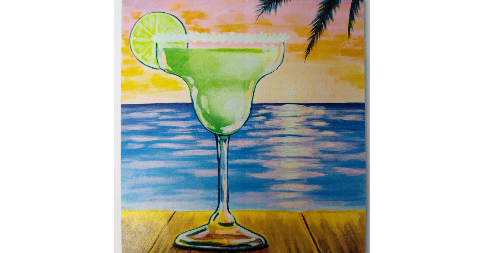 Margarita Sunset on the Beach Paint Party Tickets | Smashing Art Glass ...