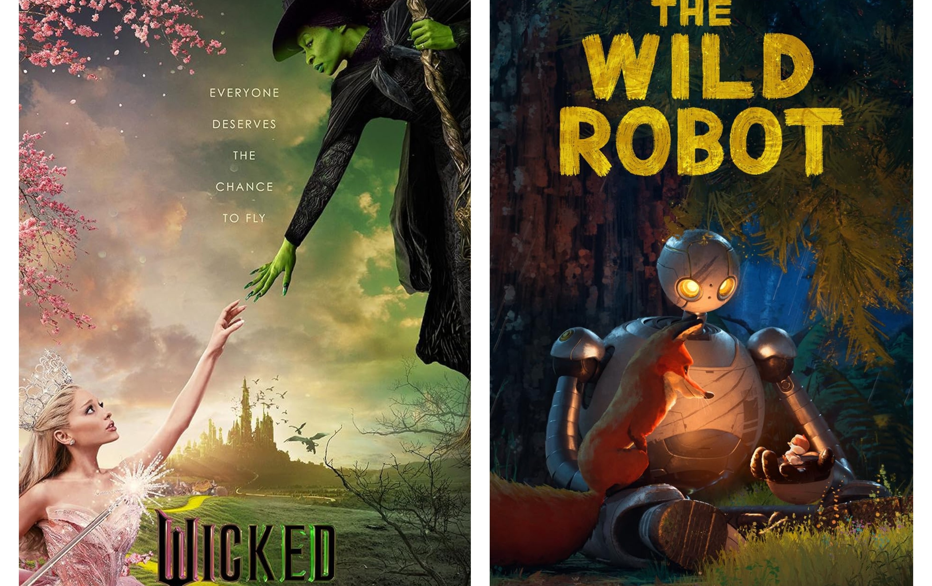 DOUBLE FEATURE: WICKED (PG) and THE WILD ROBOT (PG) Tickets | Delsea ...