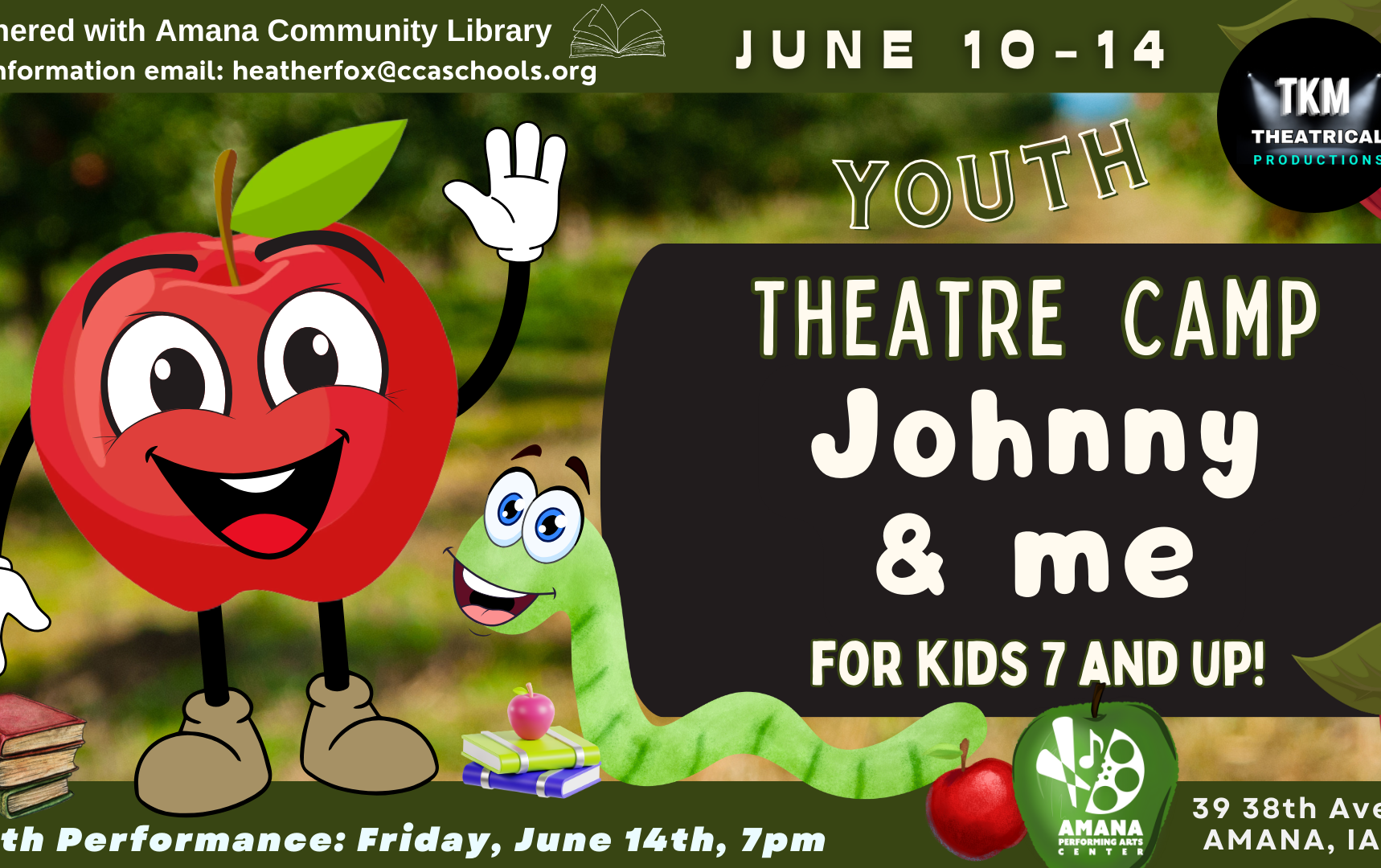 JOHNNY & ME Youth Theatre Camp Tickets | TKM Theatrical Productions