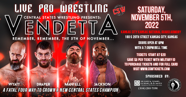 Live Pro wrestling CSW Presents