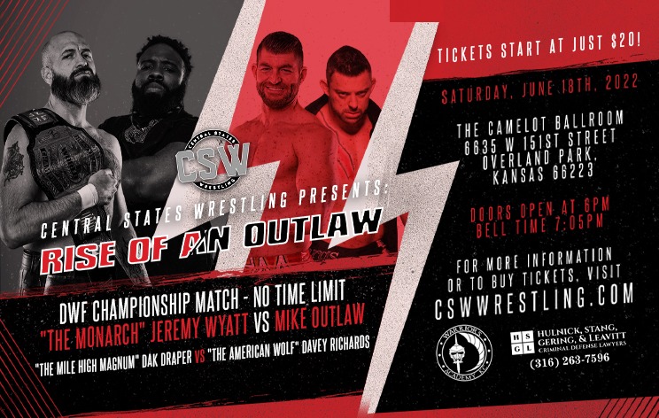 CSW Presents: Rise Of An Outlaw | Live Pro Wrestling Kansas City ...