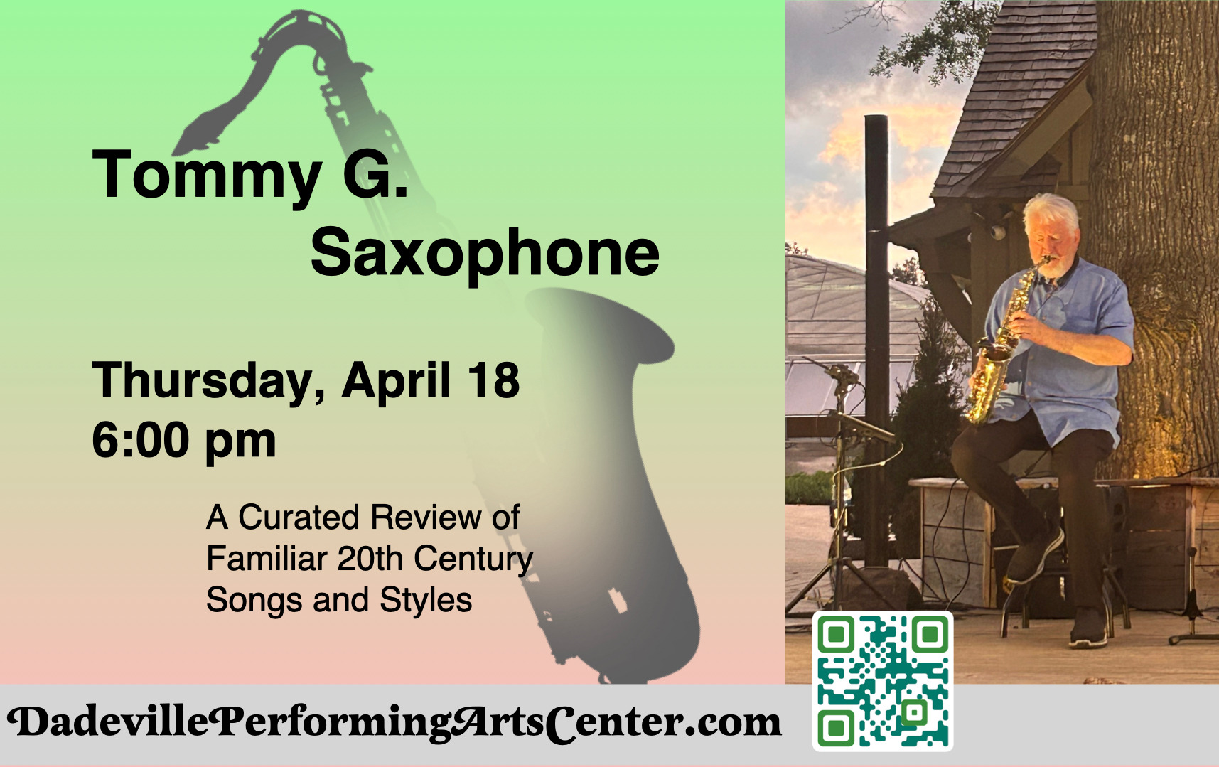 Tommy G. Saxophone A Curated Review of 20th Century Songs and Styles ...