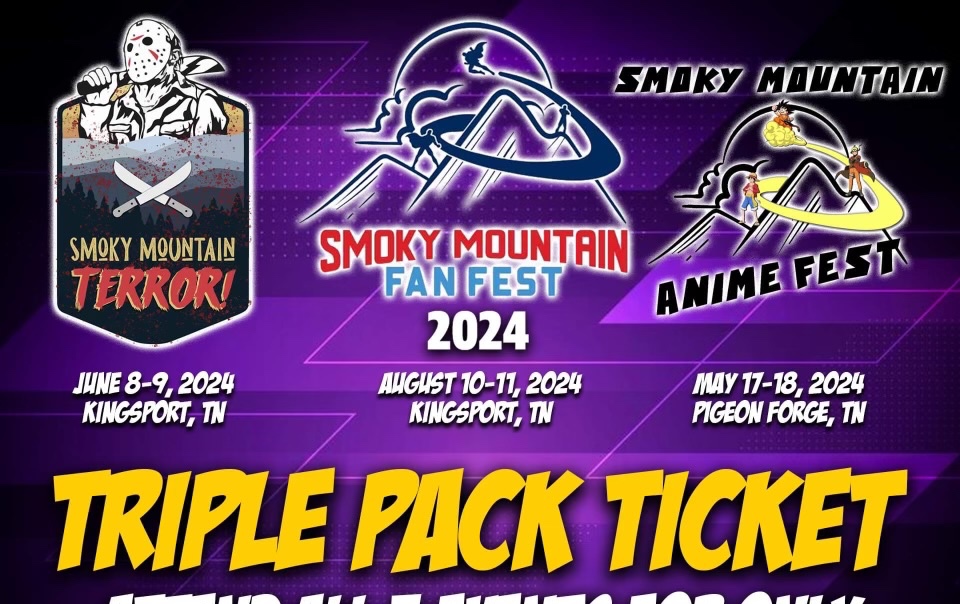 Triple Pack Ticket Smoky Mountain Terror